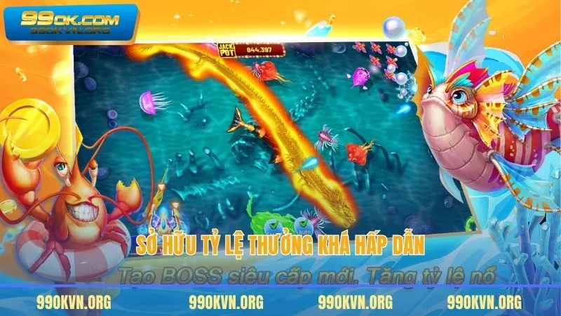 Sở hữu tỷ lệ thưởng khá hấp dẫn